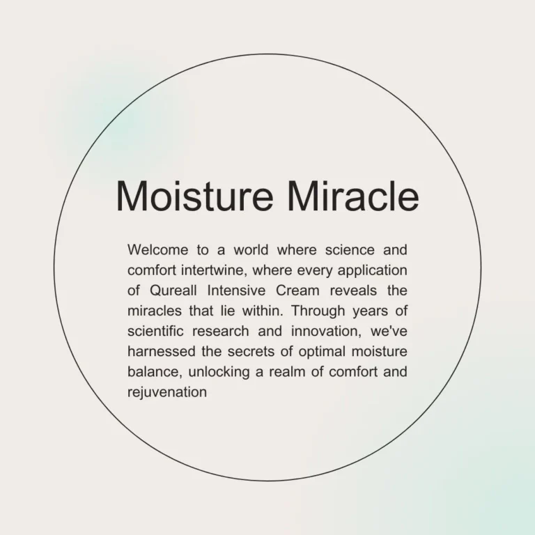 Qureall Intensive Hydrating Cream - Moisture Miracle